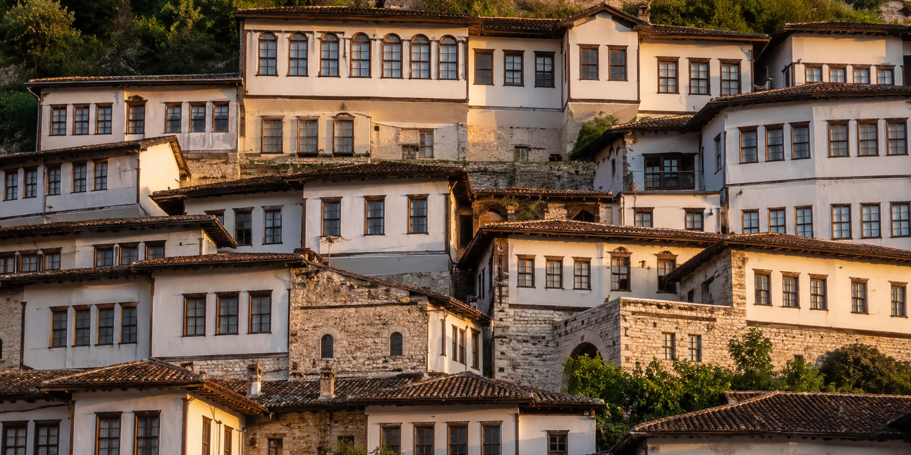 Historic architecture of Berat, City of a Thousand Windows