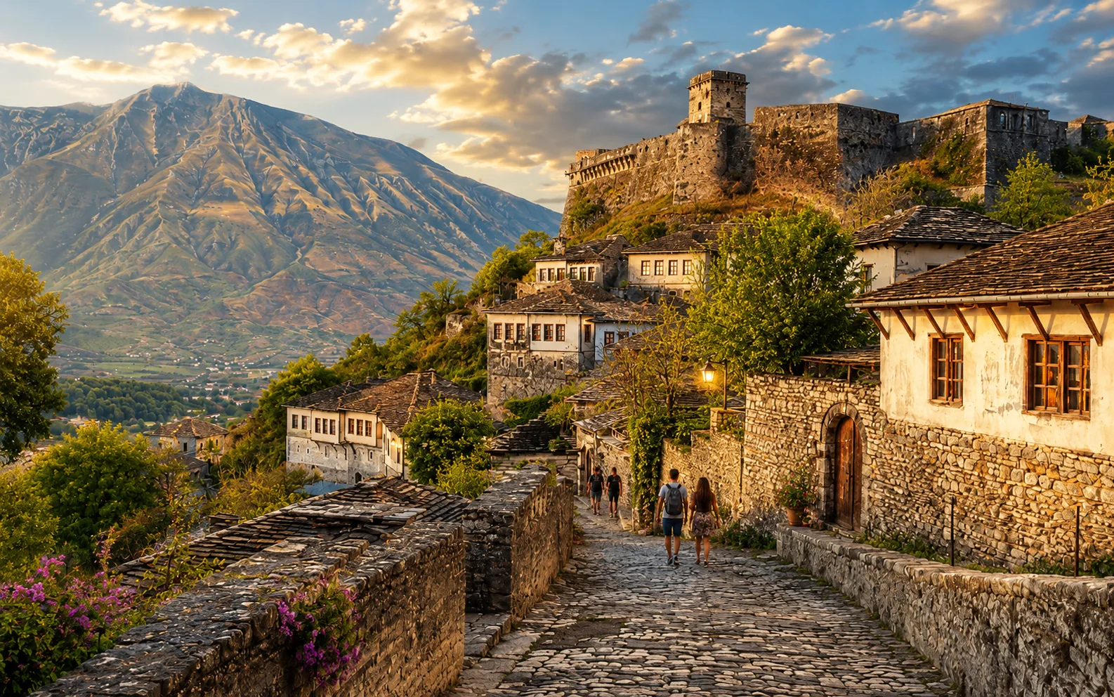 Historic stone city of Gjirokaster